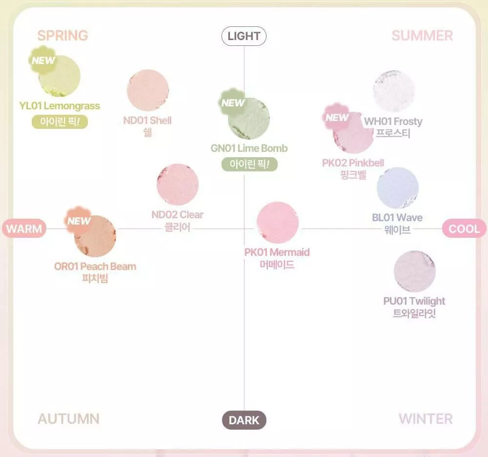 2aN PUre Glash Highlighter #PU01 Twilight