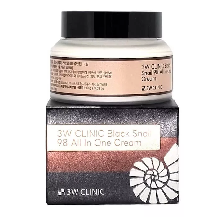3W Clinic Black Snail 98 All In One Cream 100g