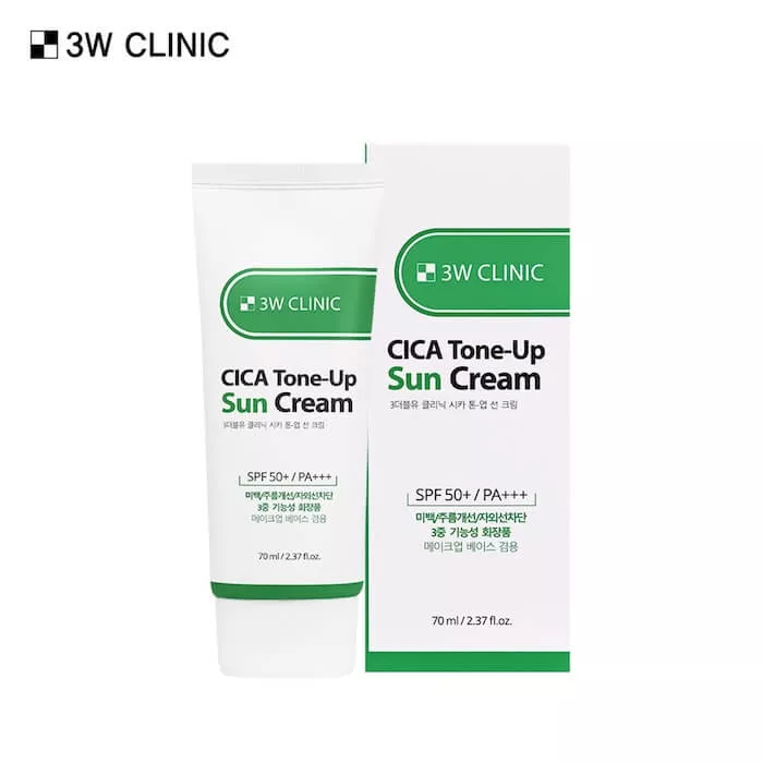 3W Clinic Cica Tone-Up Sun Cream 70ml