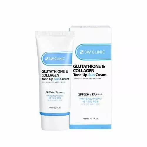 3W Clinic Glutathion & Collagen Tone-Up Sun Cream 70ml