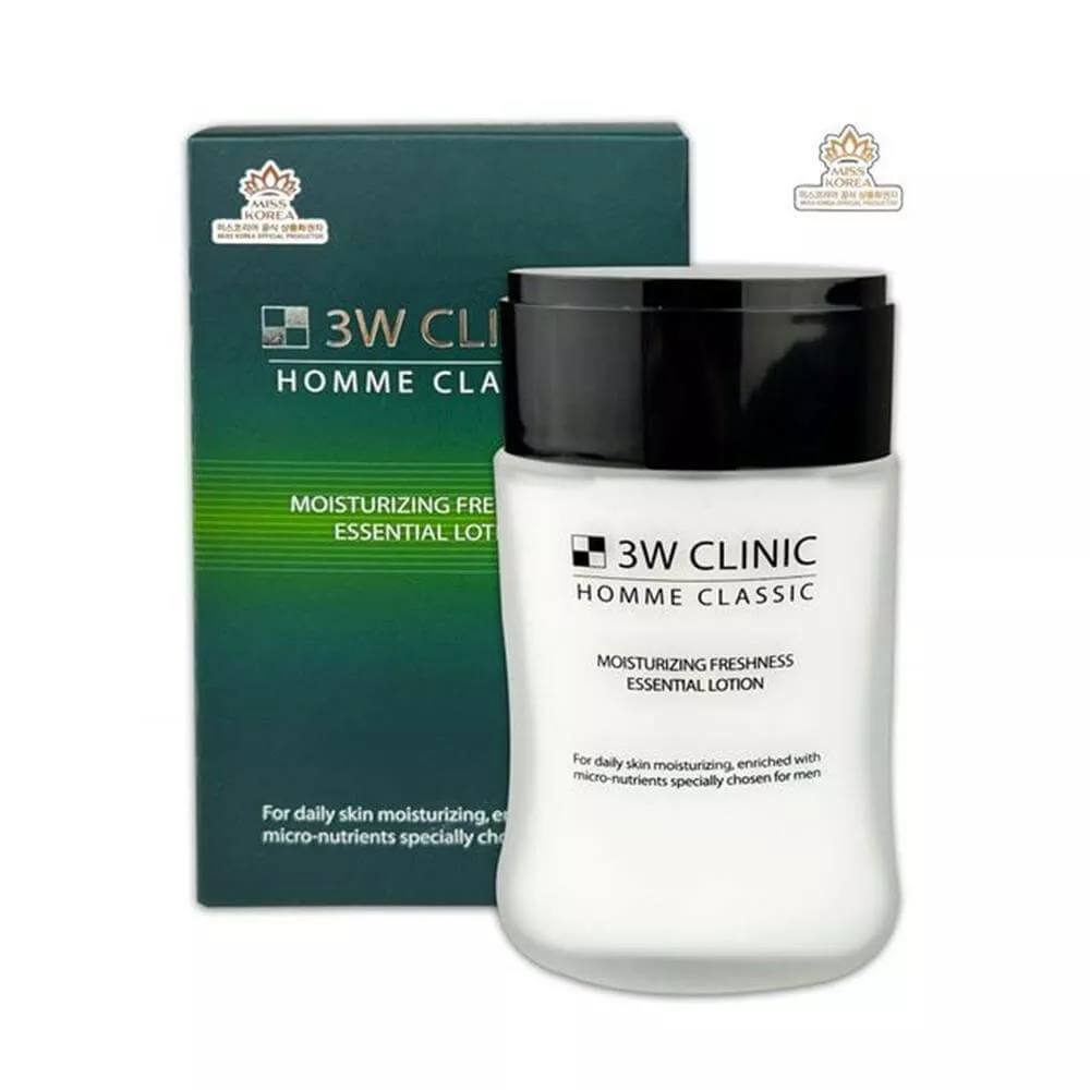 3W Clinic Homme Classic Moisturizing Freshness Essential Lotion 150ml