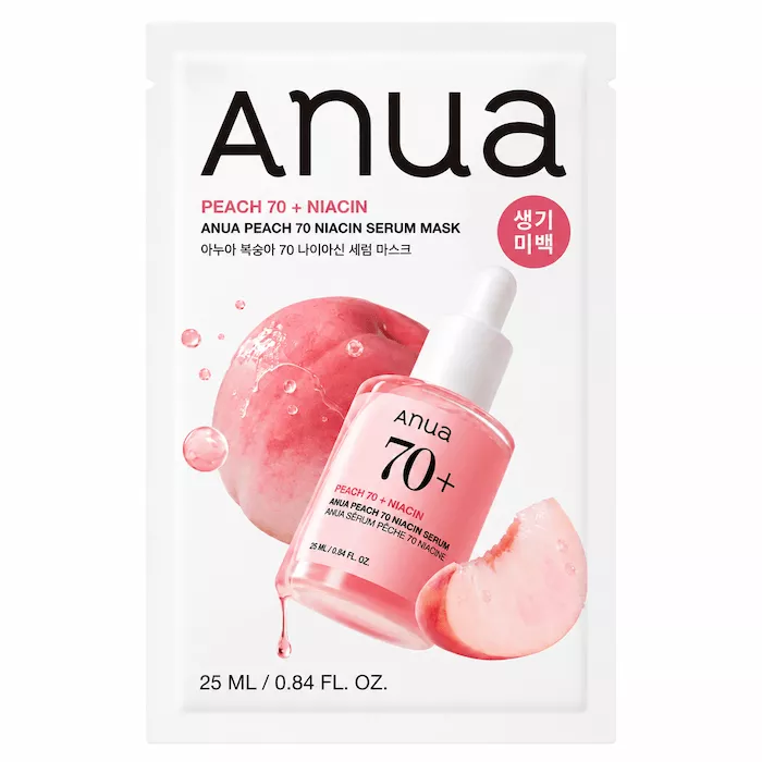 ANUA Peach Niacin Serum Mask 25g (1Pc)