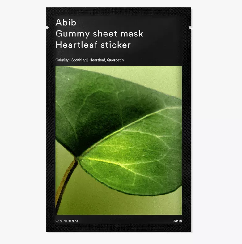 Abib Gummy Sheet Mask Heartleaf Sticker- 10 Sheets