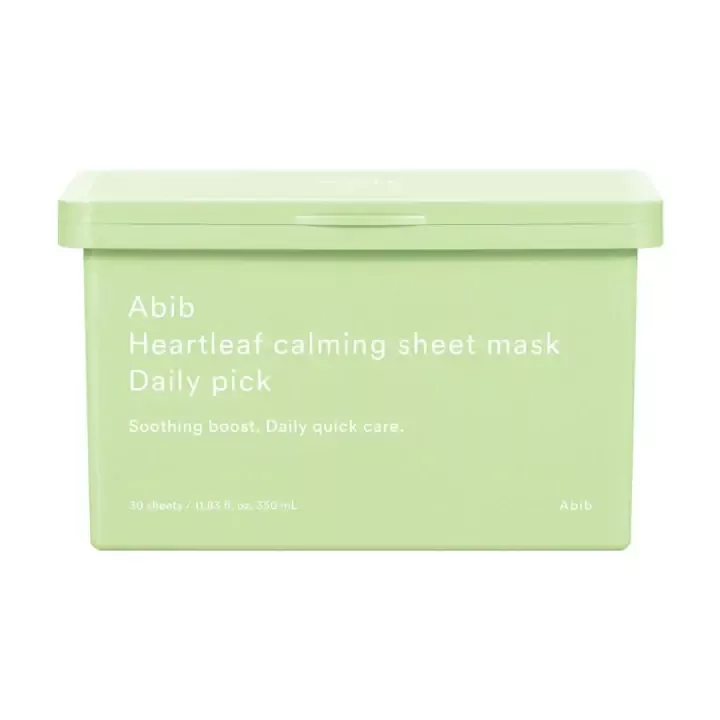 Abib Heartleaf Calming Sheet Mask Daily Pick 30ea 350ml