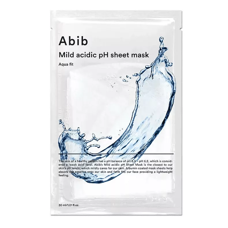 Abib Mild Acidic pH Sheet Mask Aqua Fit- 10 Sheets