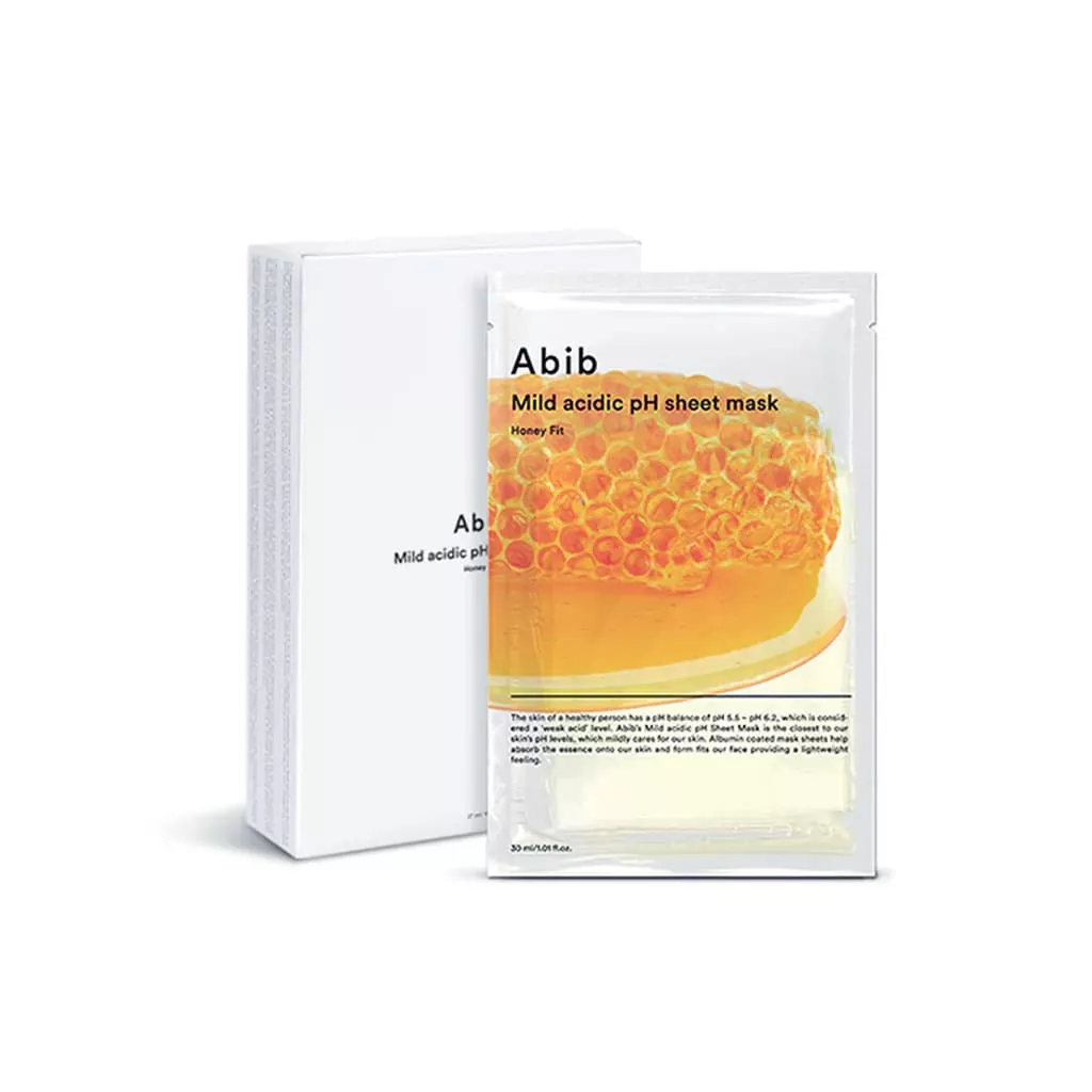 Abib Mild Acidic pH Sheet Mask Honey Fit- 10 Sheets
