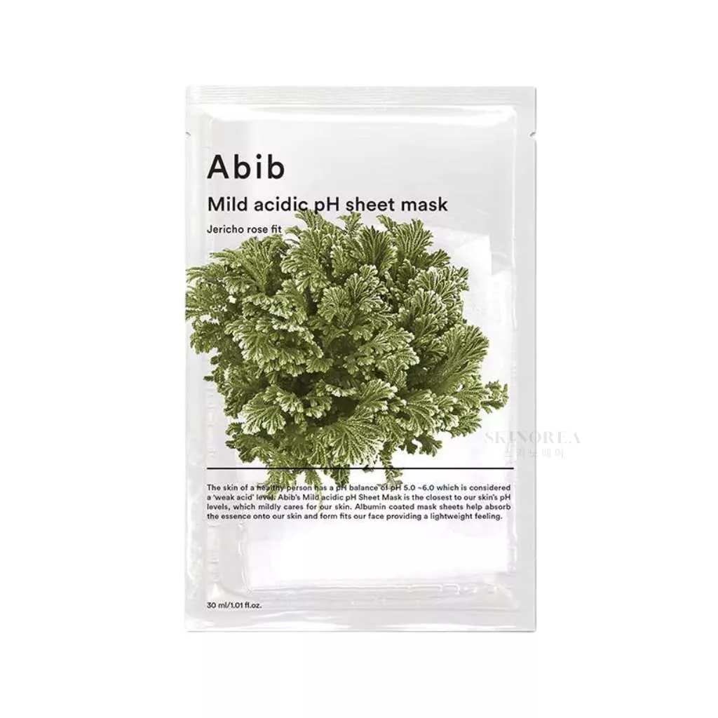 Abib Mild Acidic pH Sheet Mask Jericho Rose Fit- 10 Sheets