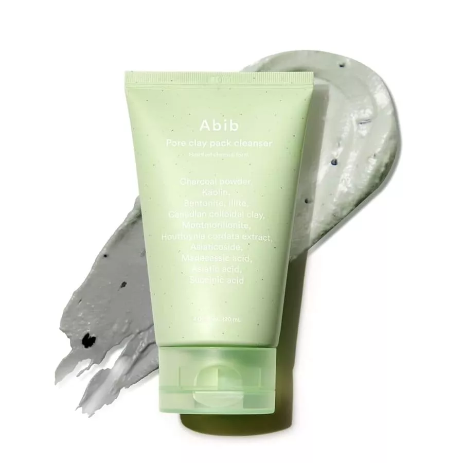 Abib Pore Clay Pack Cleanser Heartleaf Charcoal Foam 120ml