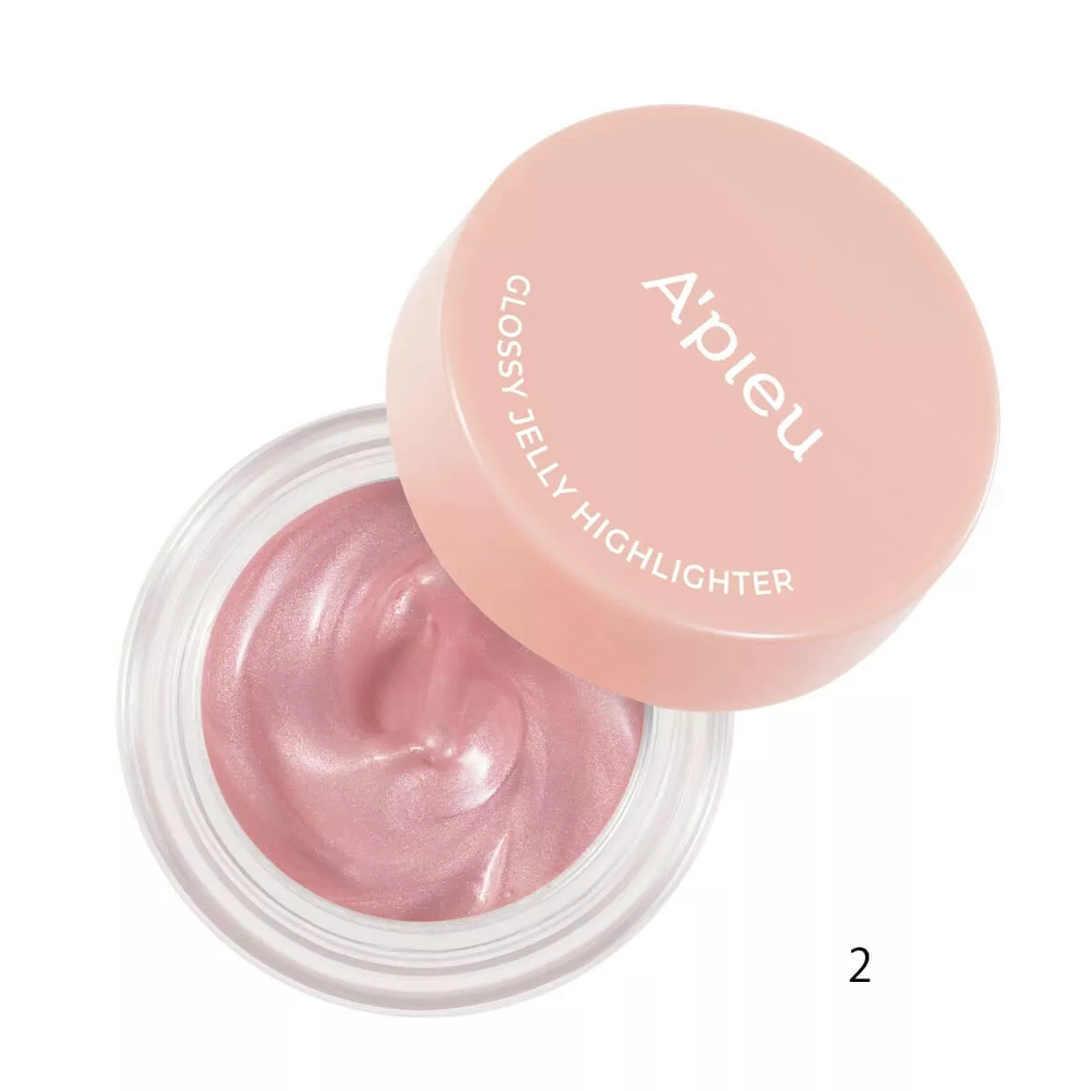 APIEU Jp Jelly Highlighter Pink Shell 3.8g