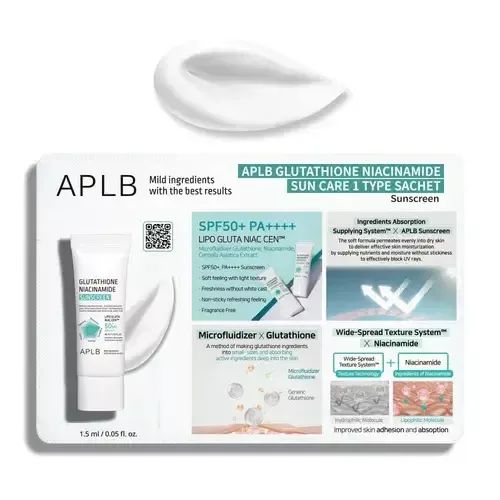 APLB Glutathione Niacinamide Sun Care 1 Type Sachet 1.5ml