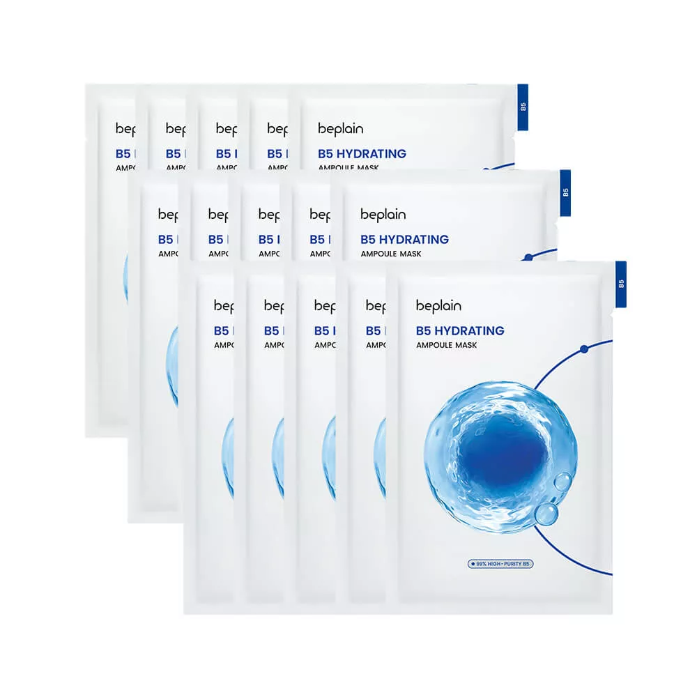 Beplain B5 Hydrating Ampoule Mask 24mlx10 Sheets