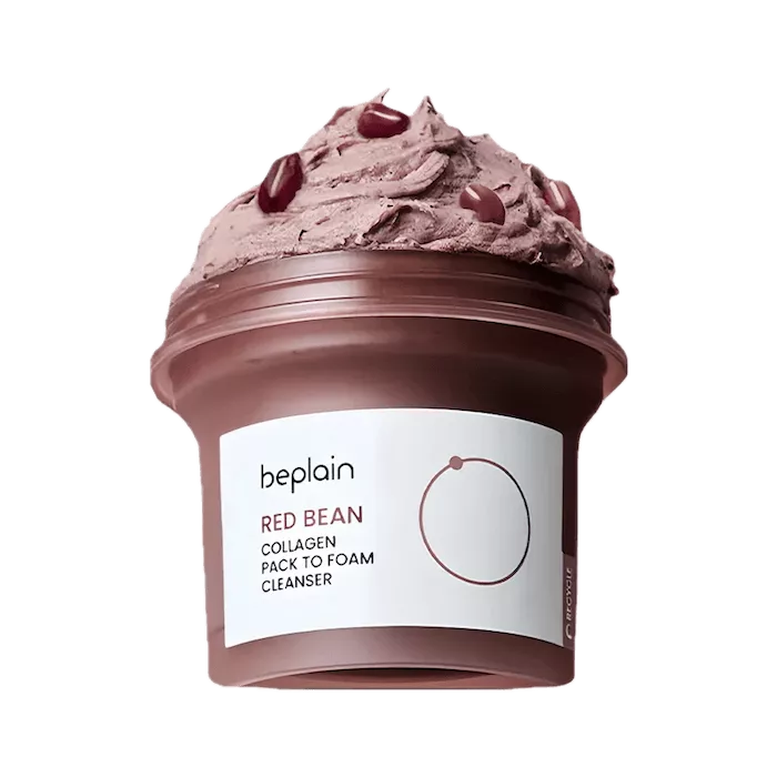 Beplain Red Bean Collagen Pack To Foam Cleanser 100ml