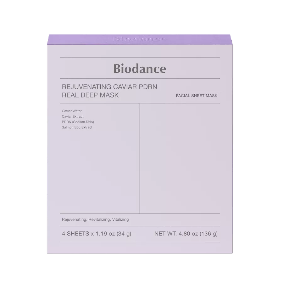 Biodance Rejuvenating Caviar PDRN Real Deep Mask (34g*4ea)