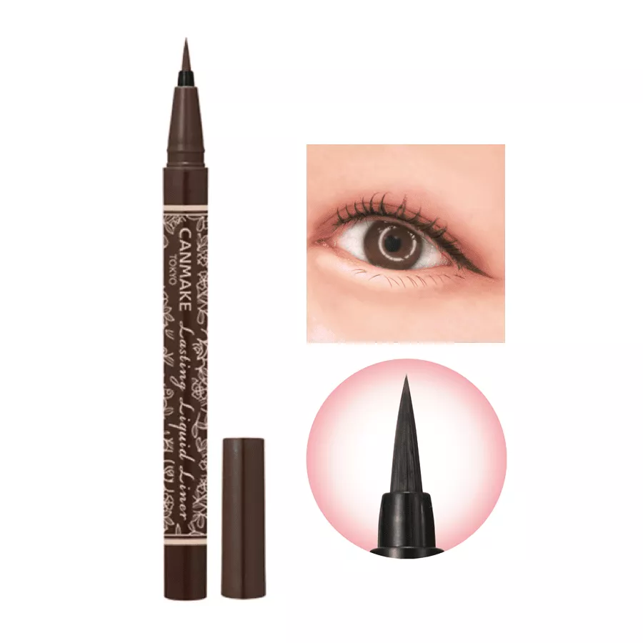 Canmake Lasting Liquid Liner #02 Bitter Choco Brown 0.6g