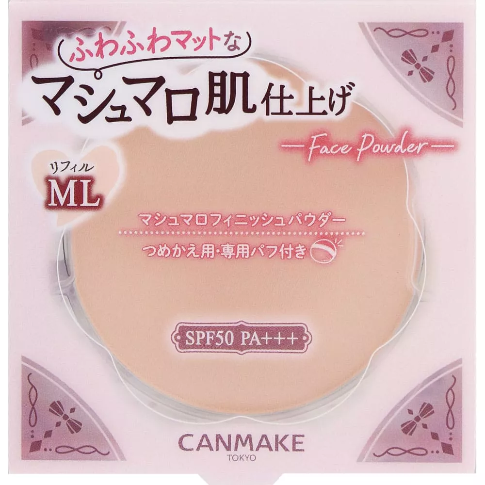 Canmake Marshmallow Finish Powder ML Matte Light Ochre (Refill) 10g