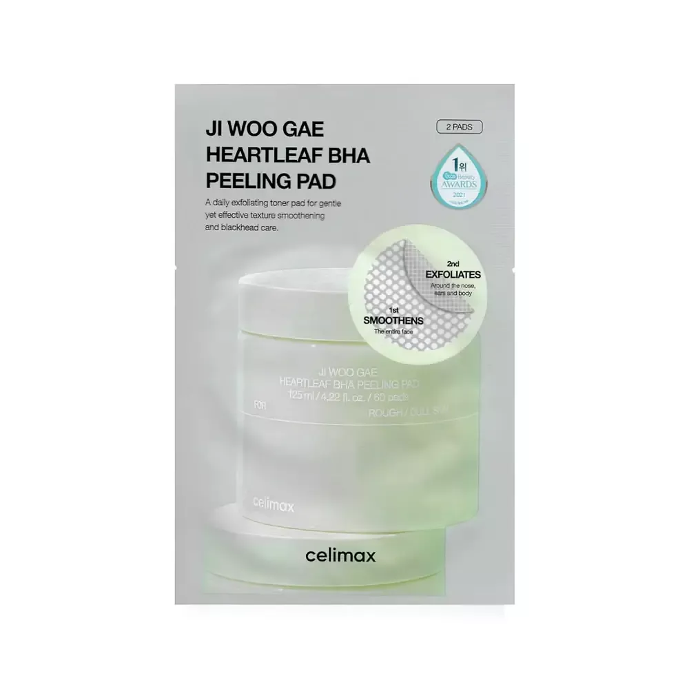 Celimax Ji Woo Gae Heartleaf BHA Peeling Pad 2Ea