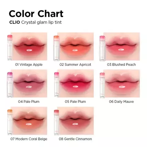 CLIO Crystal Glam Tint 01 Vintage Apple
