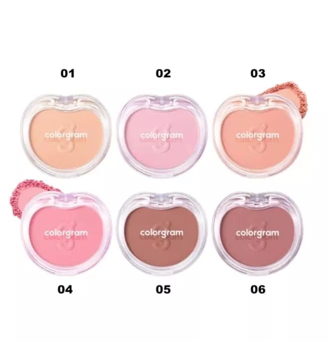 Colorgram Tintin Dory Cotton Blusher 01 Fluffy Apricot