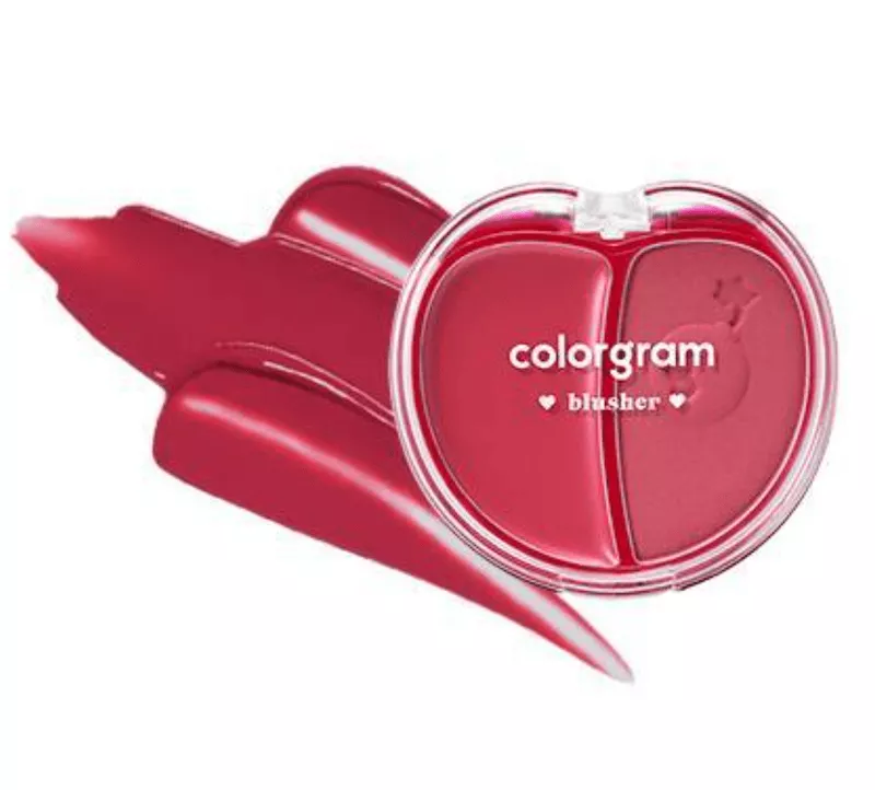Colorgram Tintin Dory Duo Blusher 05 Red Heart Duo