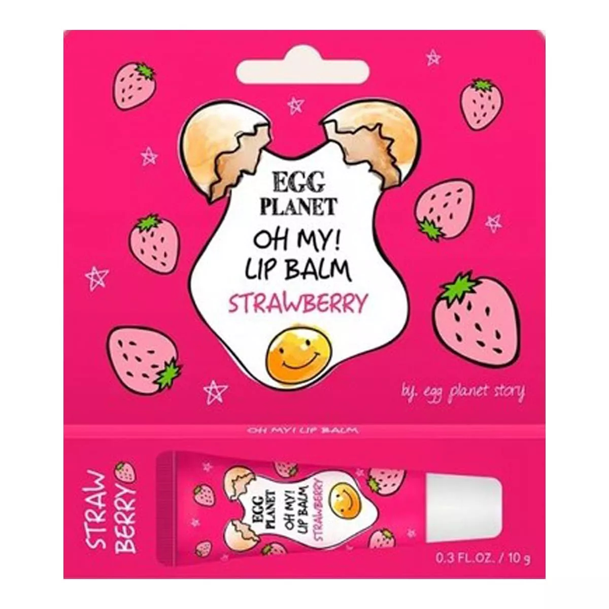DAENG GI MEO RI Egg Planet Oh My Lip Balm [Strawberry] 10g