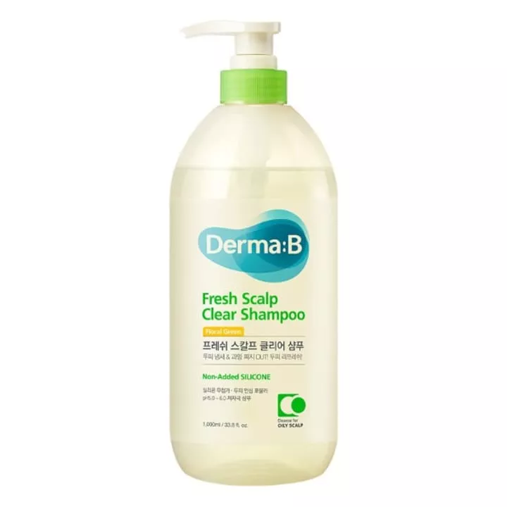 Derma:B Fresh Scalp Clear Shampoo Floral Green 1000ml