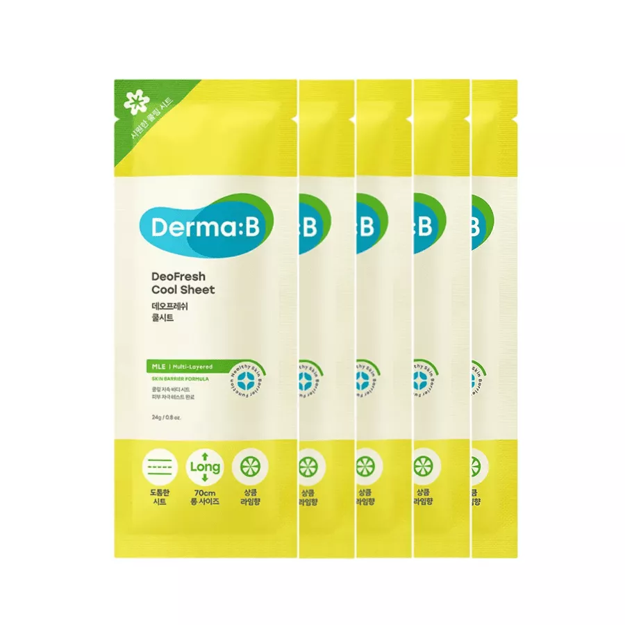 Derma:B DeoFresh Cool Sheet 24g*5ea