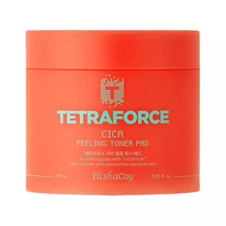 Elishacoy Tetraforce Cica Peeling Toner Pad (60 Pads) 150ml