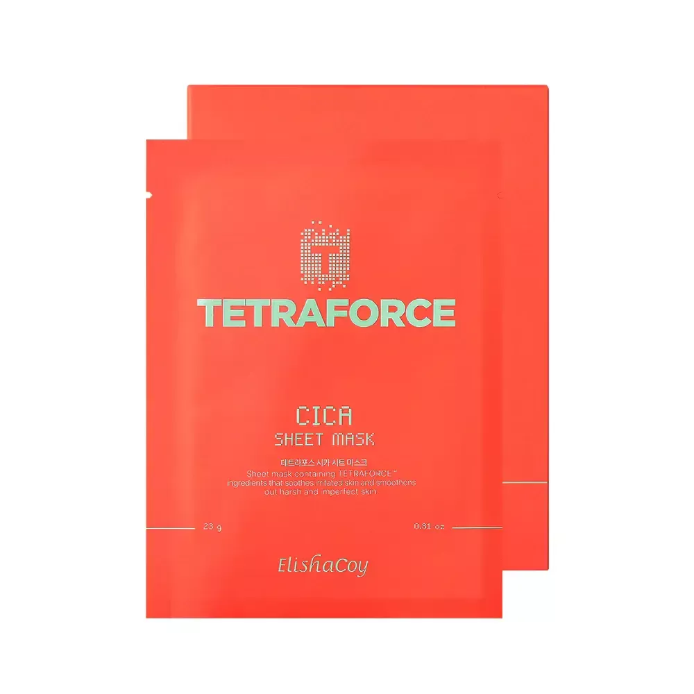 Elishacoy Tetraforce Cica Sheet Mask 23g*10 Sheets