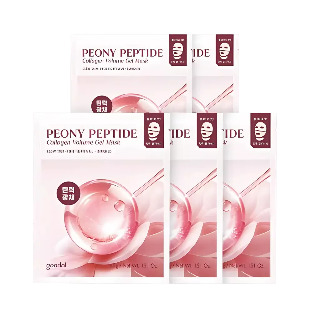 goodal Peony Peptide Collagen Gel Mask 5 Sheets