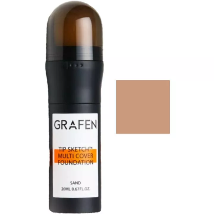 Grafen Tip Sketch Multi Cover Foundation No.23 Sand 20ml
