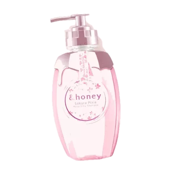 &honey Pixie Moist Silky Shampoo-Sakura 440ml
