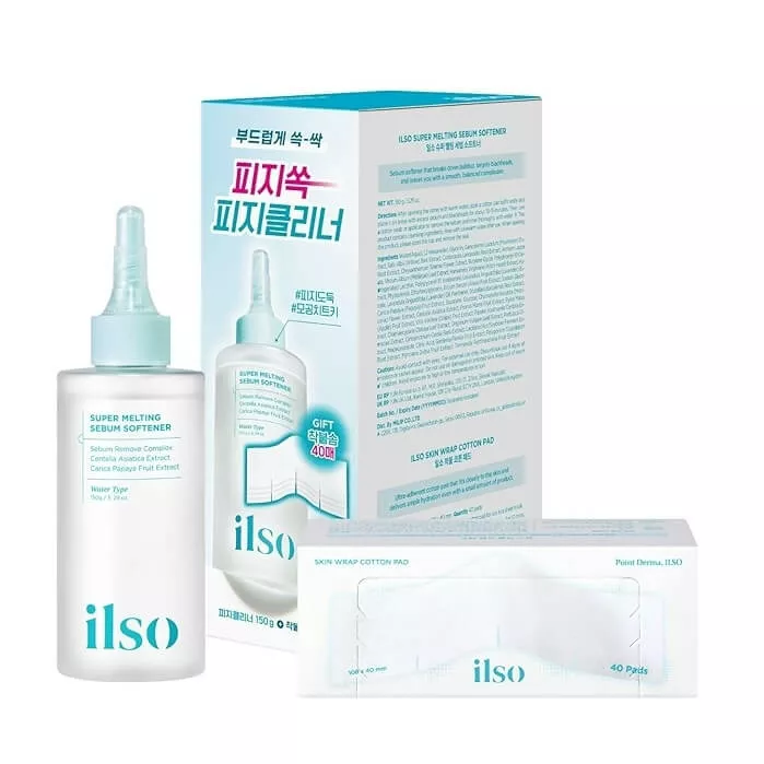 ILSO Super Melting Sebum Softener 150g (+Skin Wrap Cotton Pad)