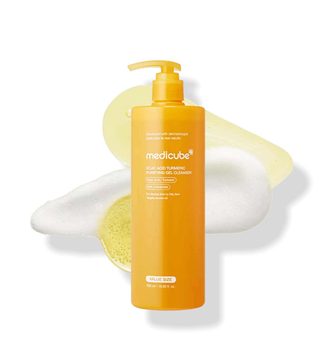 Medicube Kojic Acid Turmeric Purifying Gel Cleanser 500ml
