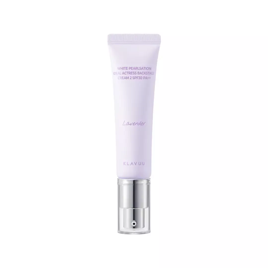 KLAVUU White Pearlsation Ideal Actress Backstage Cream Spf30 Pa++ #Lavender 30ml