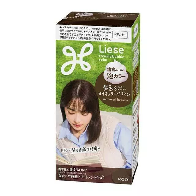 Liese Foam Color Hair Color Restorer - Natural Brown 115ml