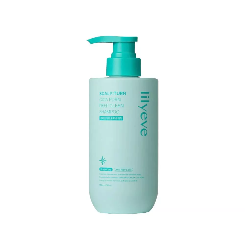Lilyeve Scalp Turn Cica PDRN Deep Clean Shampoo 500g