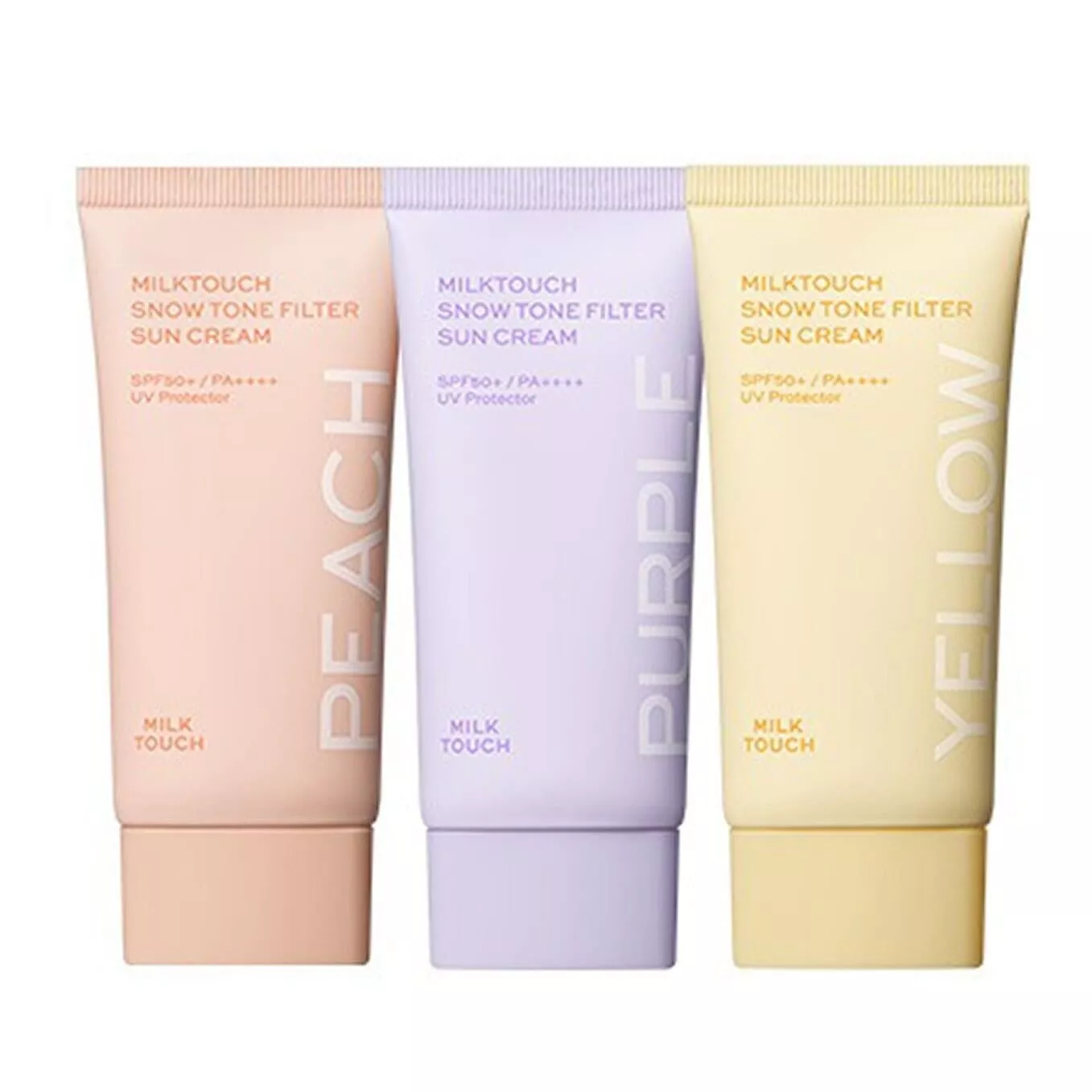 Milk Touch Snow Tone Filter Sun Cream #Natural Yellow 15ml