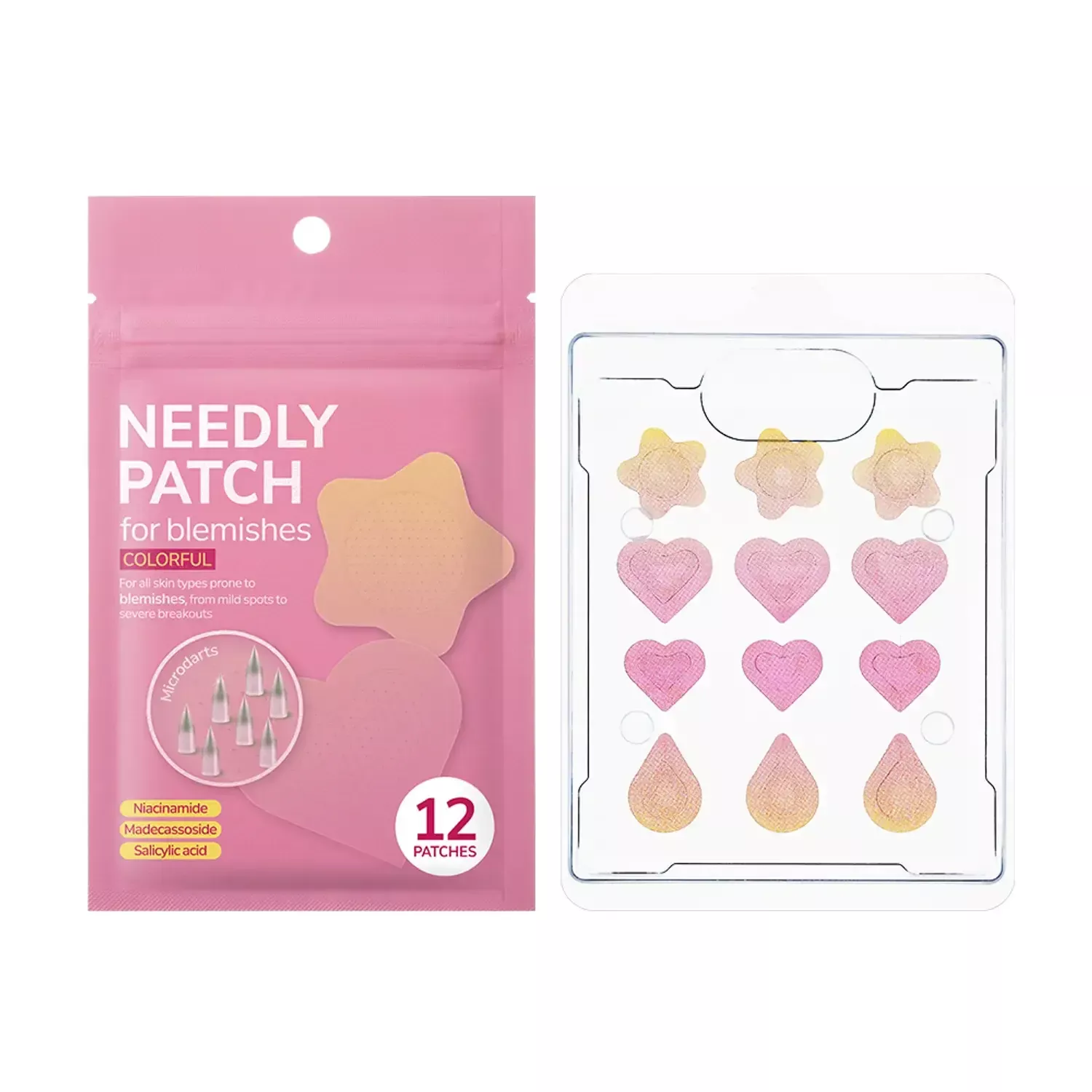 NEEDLY Needly Patch For Blemishes Colorful 12ea