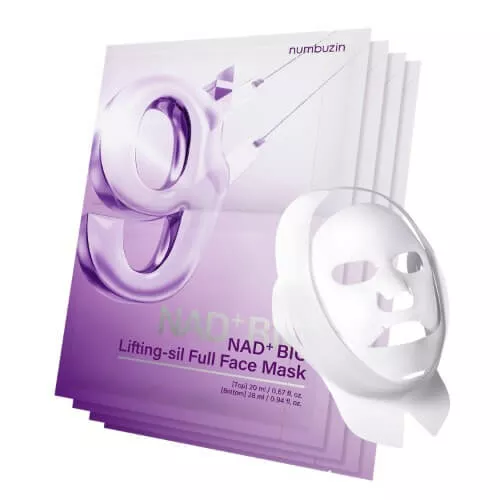 numbuzin No.9 NMN Bio Lifting Full Cover Facial Mask (4EA)