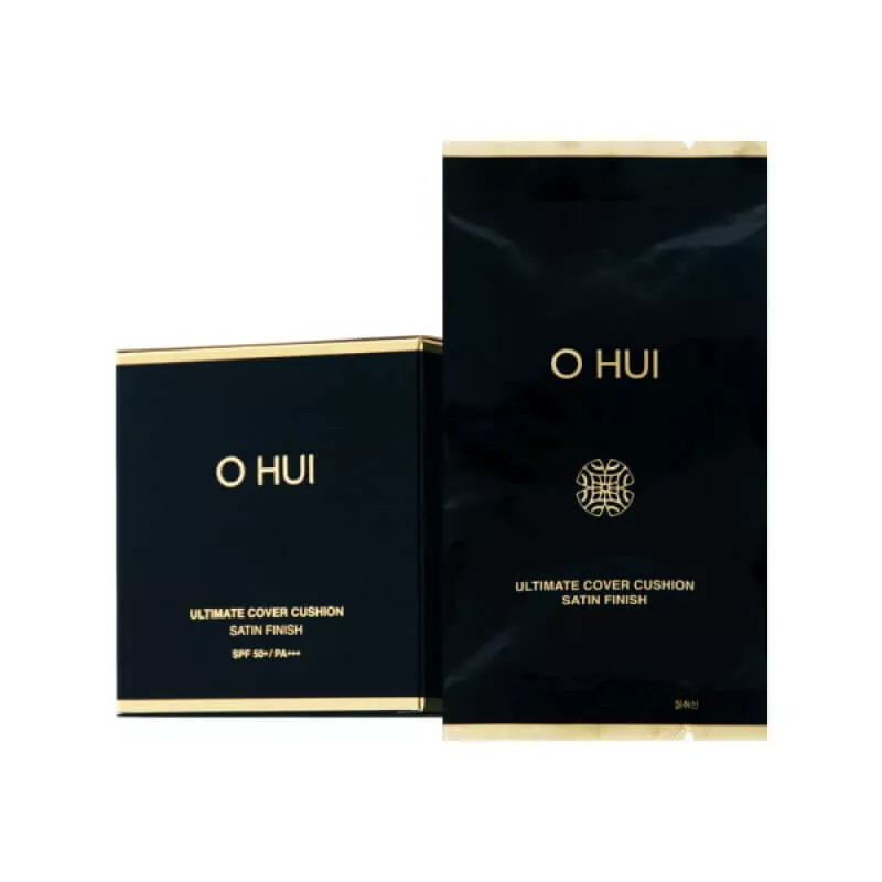 OHUI Ultimate Cover Cushion Satin Finish 13g+Refill - 02 Honey Beige