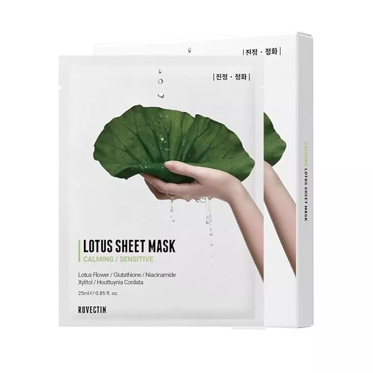 ROVECTIN Calming Lotus Sheet Mask 5ea