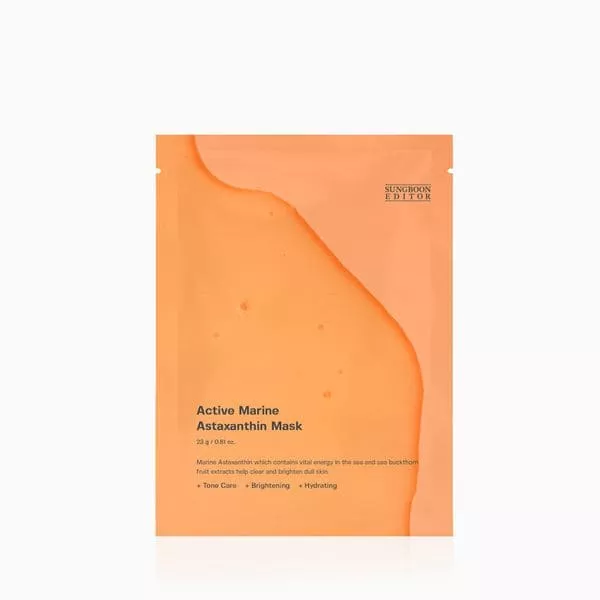 SUNGBOON EDITOR Active Marine Astaxanthin Mask 1pcs