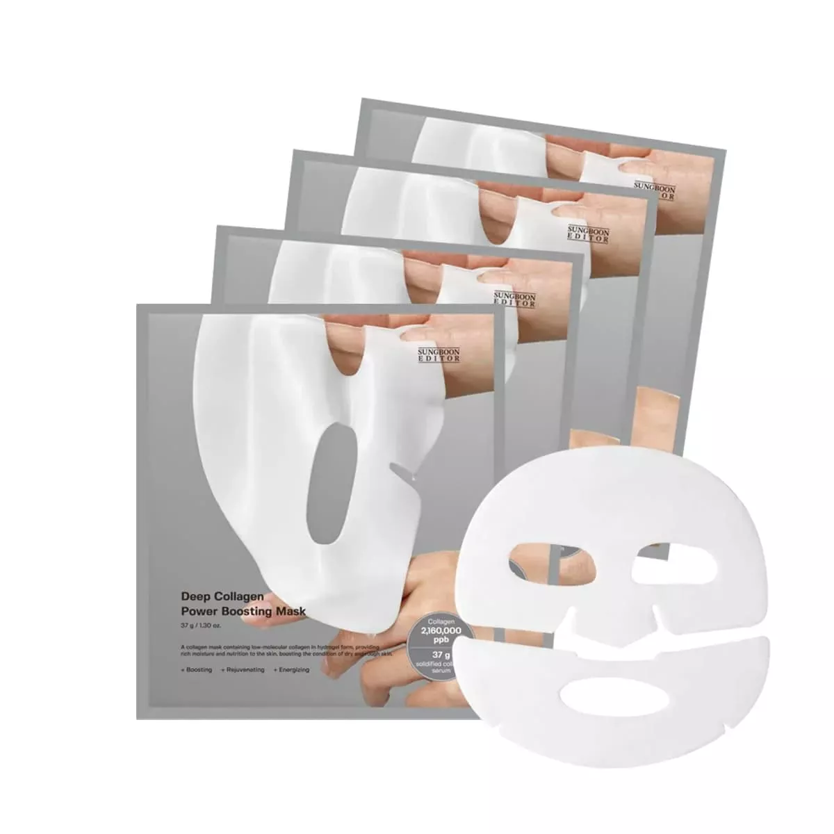 SUNGBOON EDITOR Deep Collagen Power Boosting Mask 37g*4ea