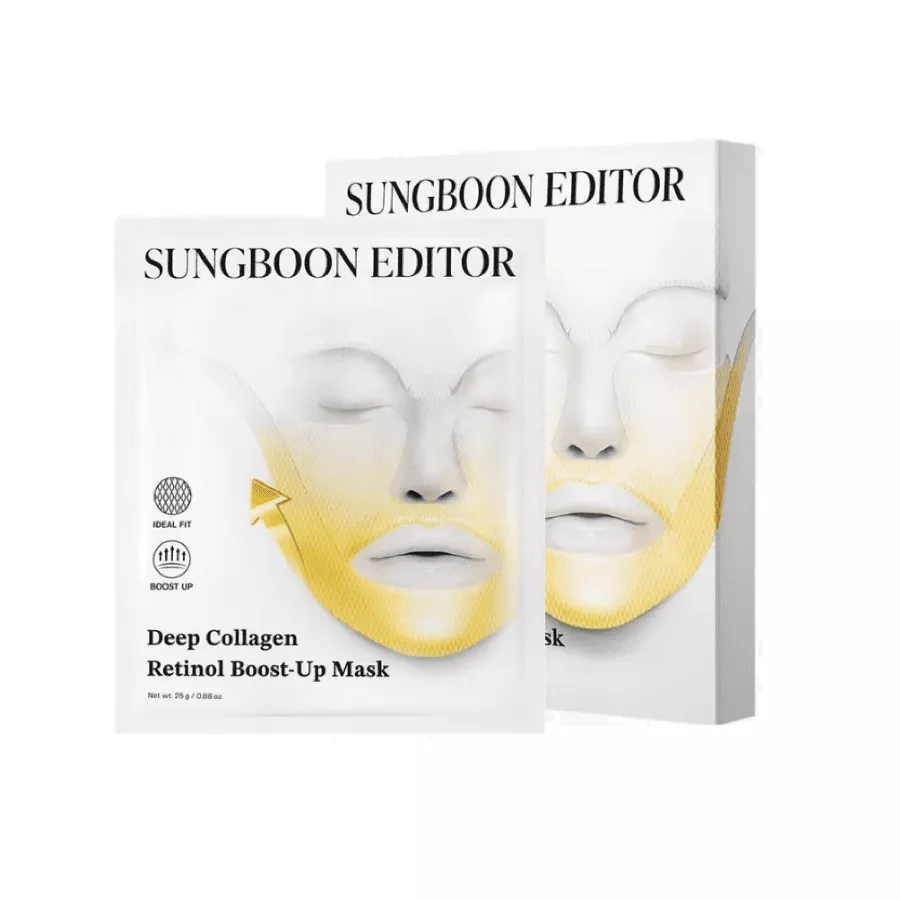 SUNGBOON EDITOR Deep Collagen Retinol Tension Boost Up Mask Set 4pcs