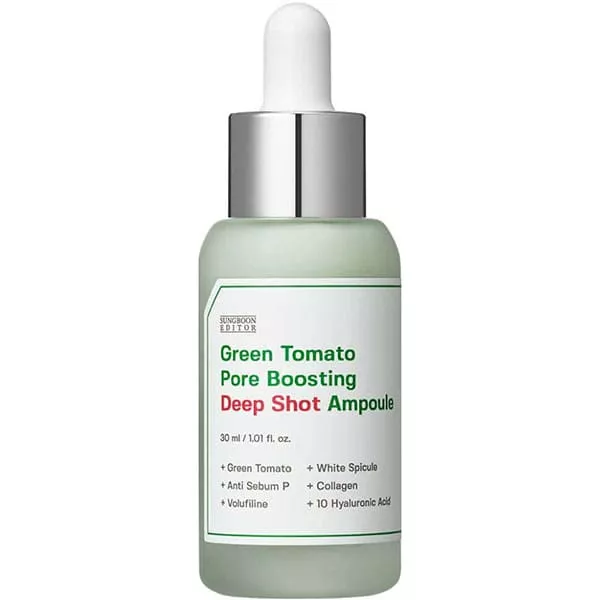 SUNGBOON EDITOR Green Tomato Pore Boosting Deep Shot Ampoule 30ml