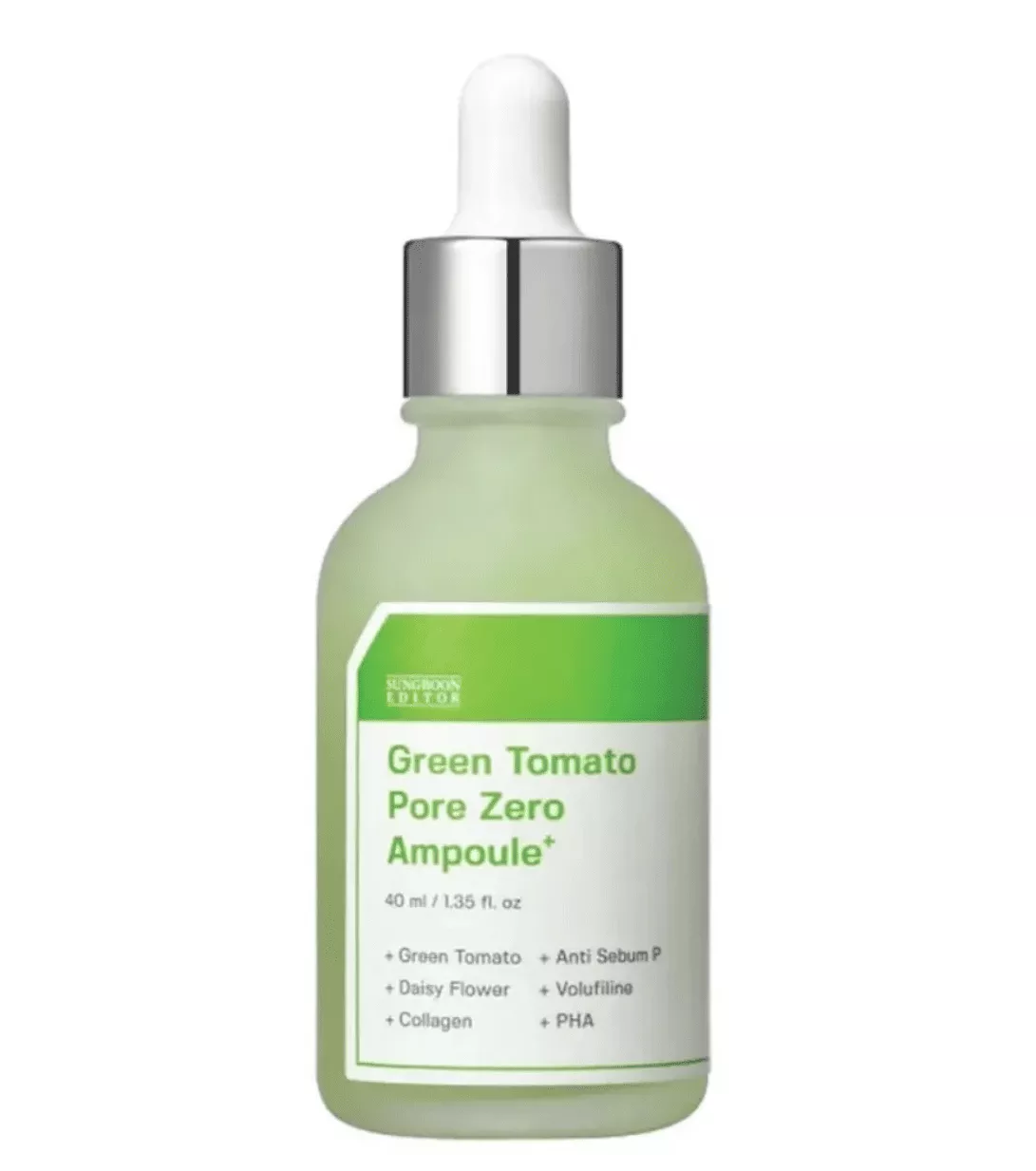 SUNGBOON EDITOR Green Tomato Pore Zero Ampoule+ 40ml
