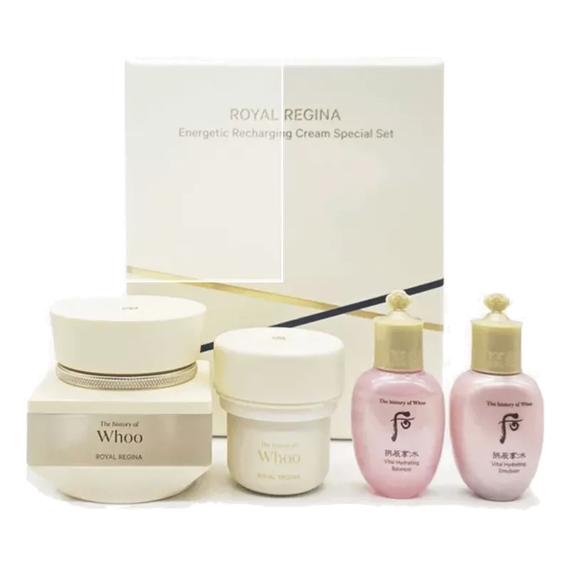 The History of Whoo Royal Regina Energizing Recharging Cream Special Set