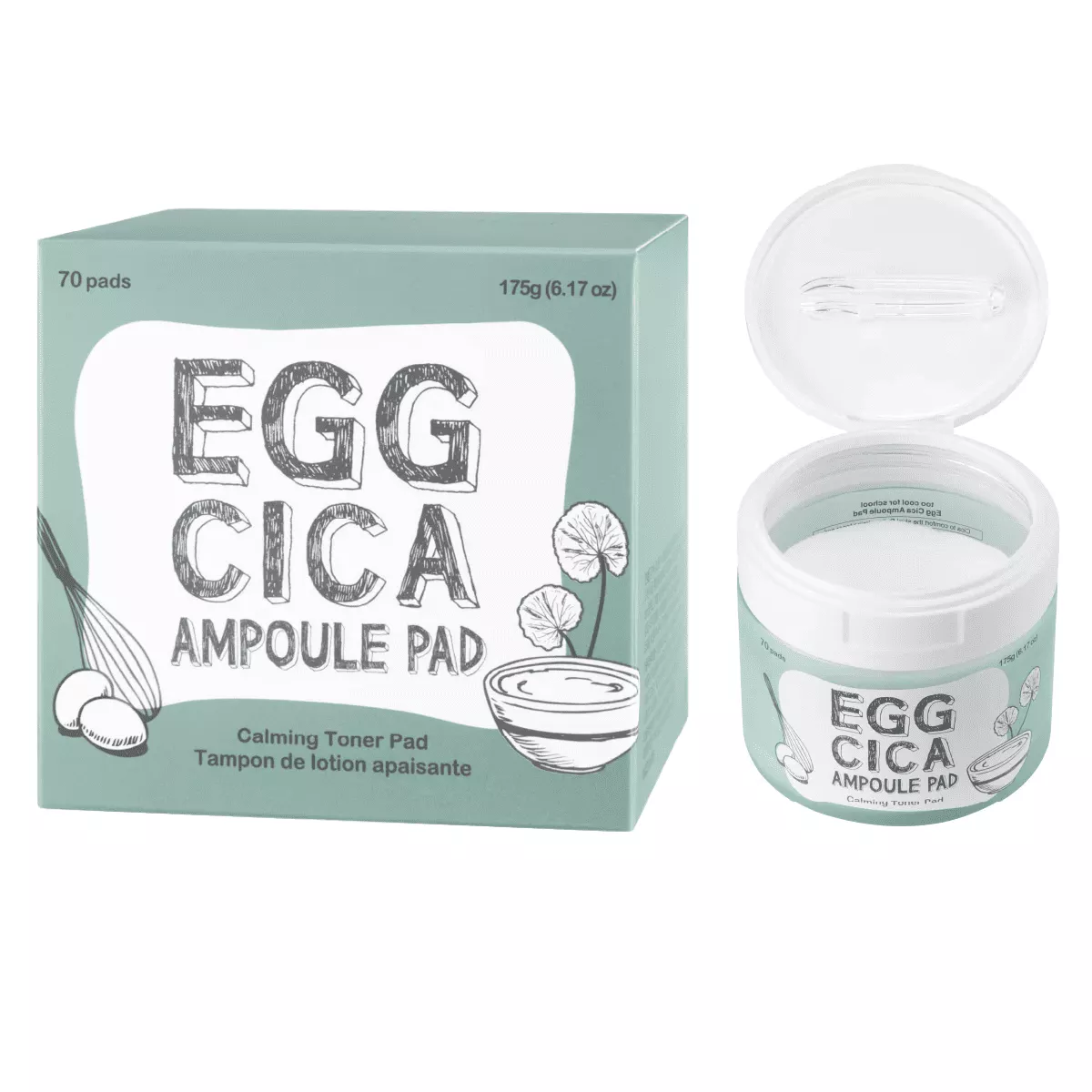 too cool for school Egg Cica Ampoule Pad 70 Sheets